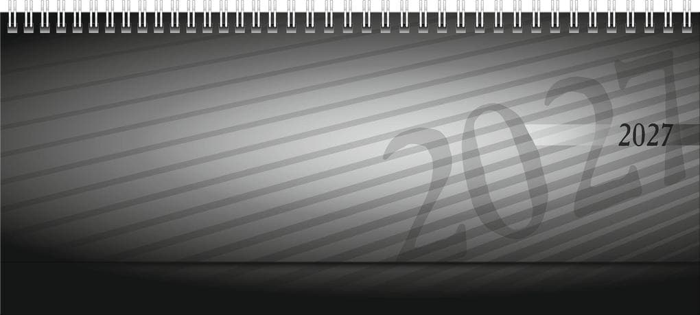 rido/idé 7036102907 Querterminbuch Mod. septant 2027 305×105 mm, Kunststoff, anthrazit