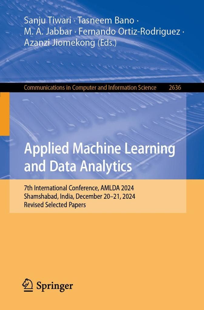 Applied Machine Learning and Data Analytics