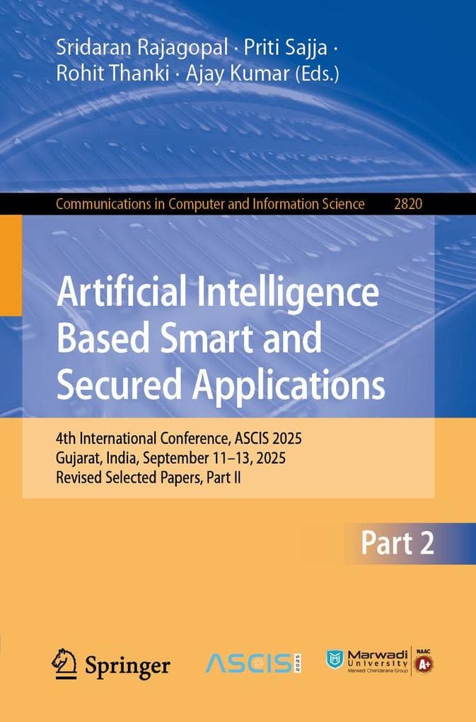 Artificial Intelligence Based Smart and Secured Applications