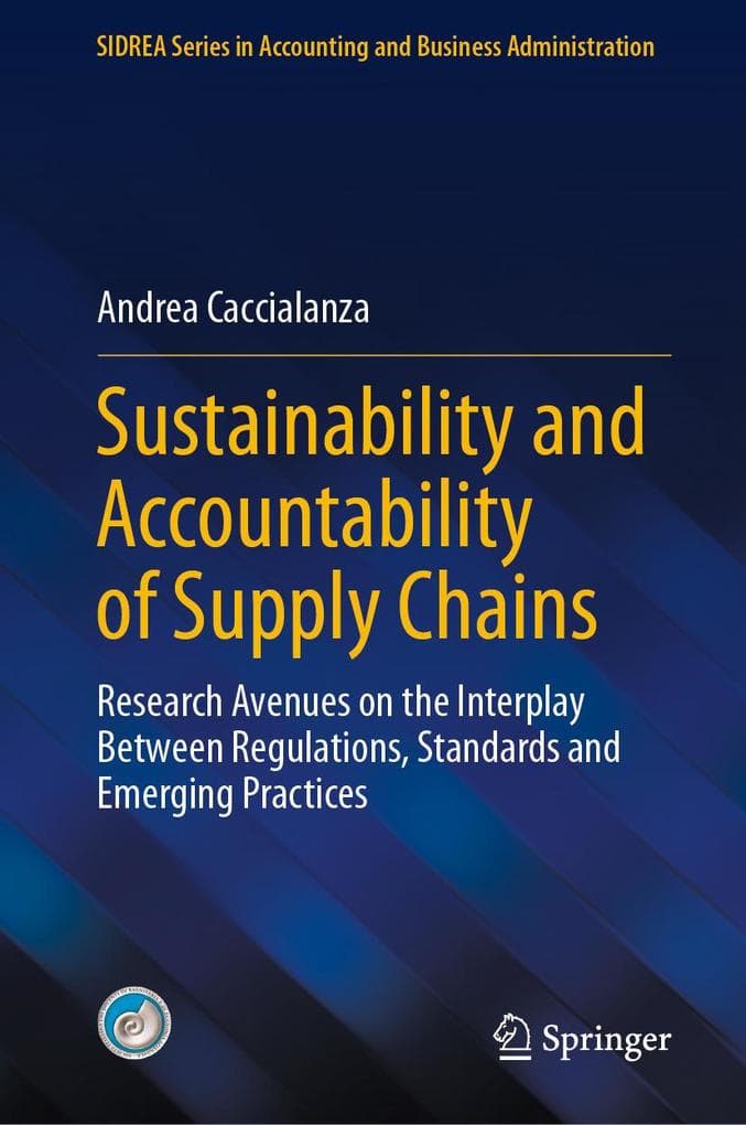 Sustainability and Accountability of Supply Chains