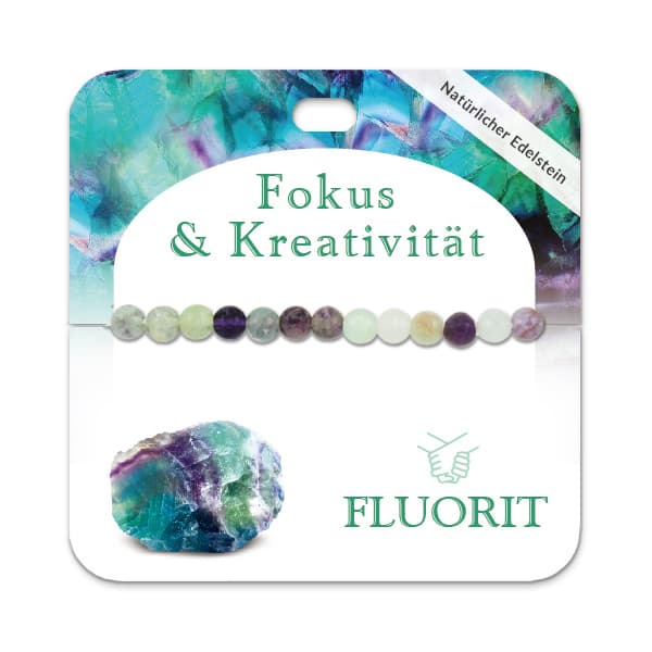 Fluorit 6 mm Kugelarmband