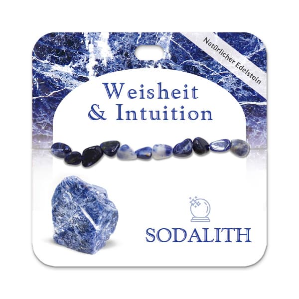 Sodalith Nugget Armband