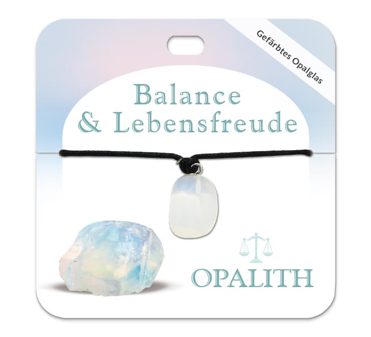 Opalith Trommelstein Kette