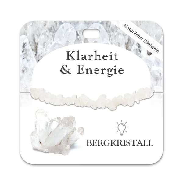 Bergkristall Splitterarmband