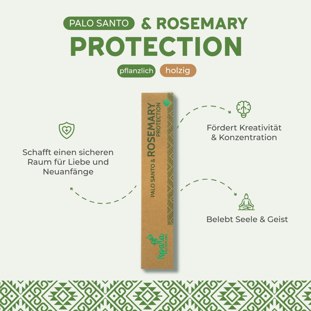 Palo Santo & Rosmarin Räucherstäbchen