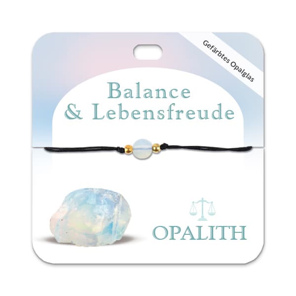 Opalith Armband mit 1 Edelsteinperle