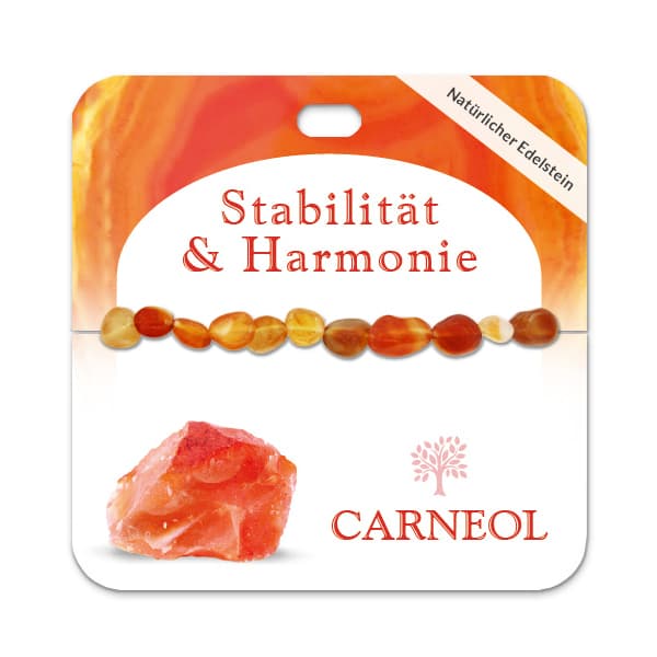 Carneol Nugget Armband