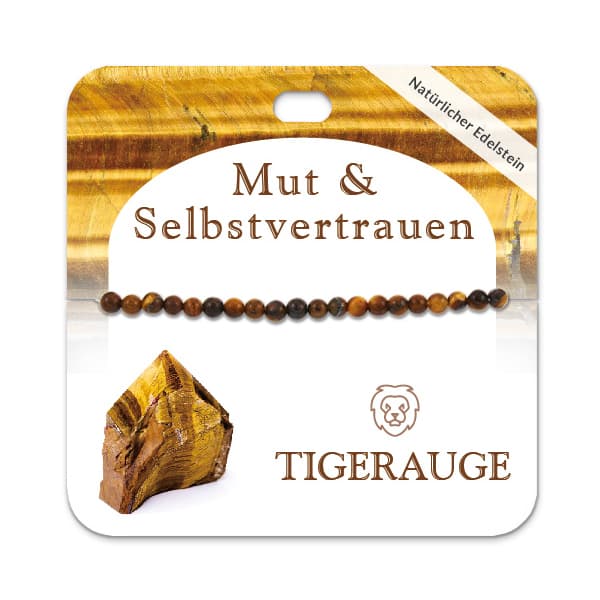 Tigerauge 4 mm Kugelarmband