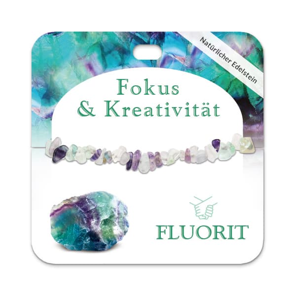 Fluorit Splitterarmband