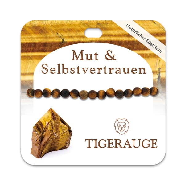 Tigerauge 6 mm Kugelarmband
