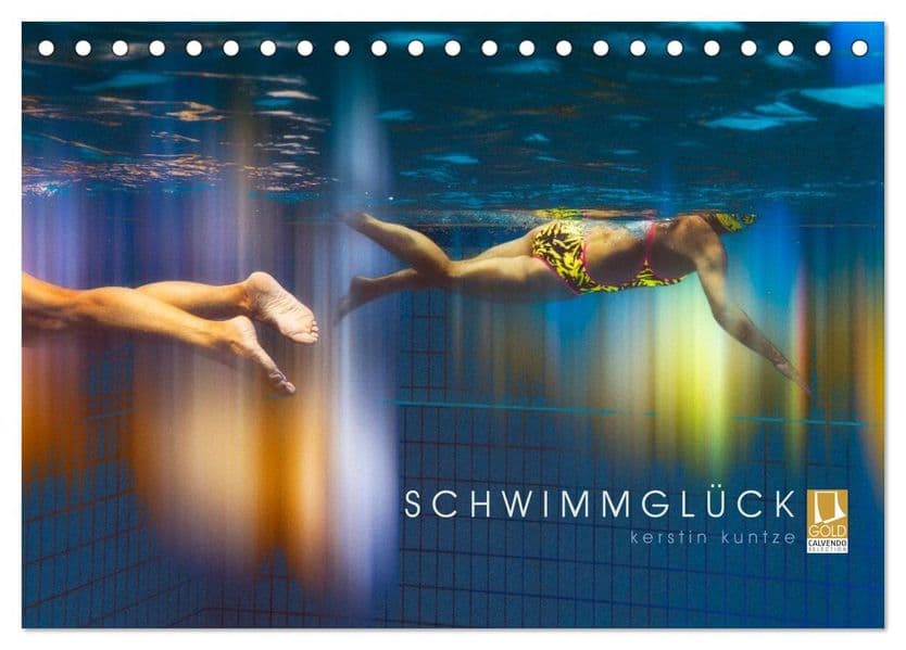 SCHWIMMGLÜCK (Tischkalender 2027 DIN A5 quer), CALVENDO Monatskalender