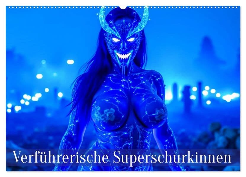 Verführerische Superschurkinnen (Wandkalender 2027 DIN A2 quer), CALVENDO Monatskalender