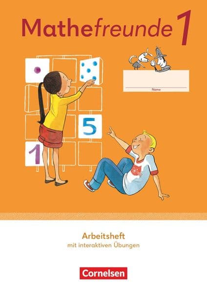 Mathefreunde 1. Schuljahr - Allgemeine Ausgabe 2022 - Arbeitsheft mit interaktiven Übungen