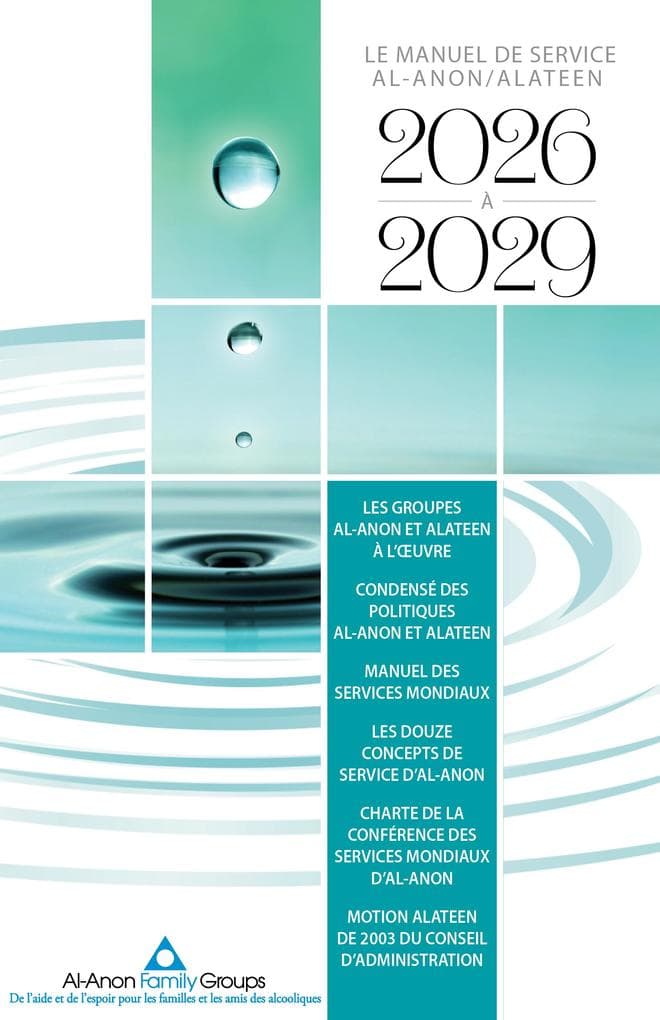 Le Manuel de Service Al-Anon/Alateen 2026-2029