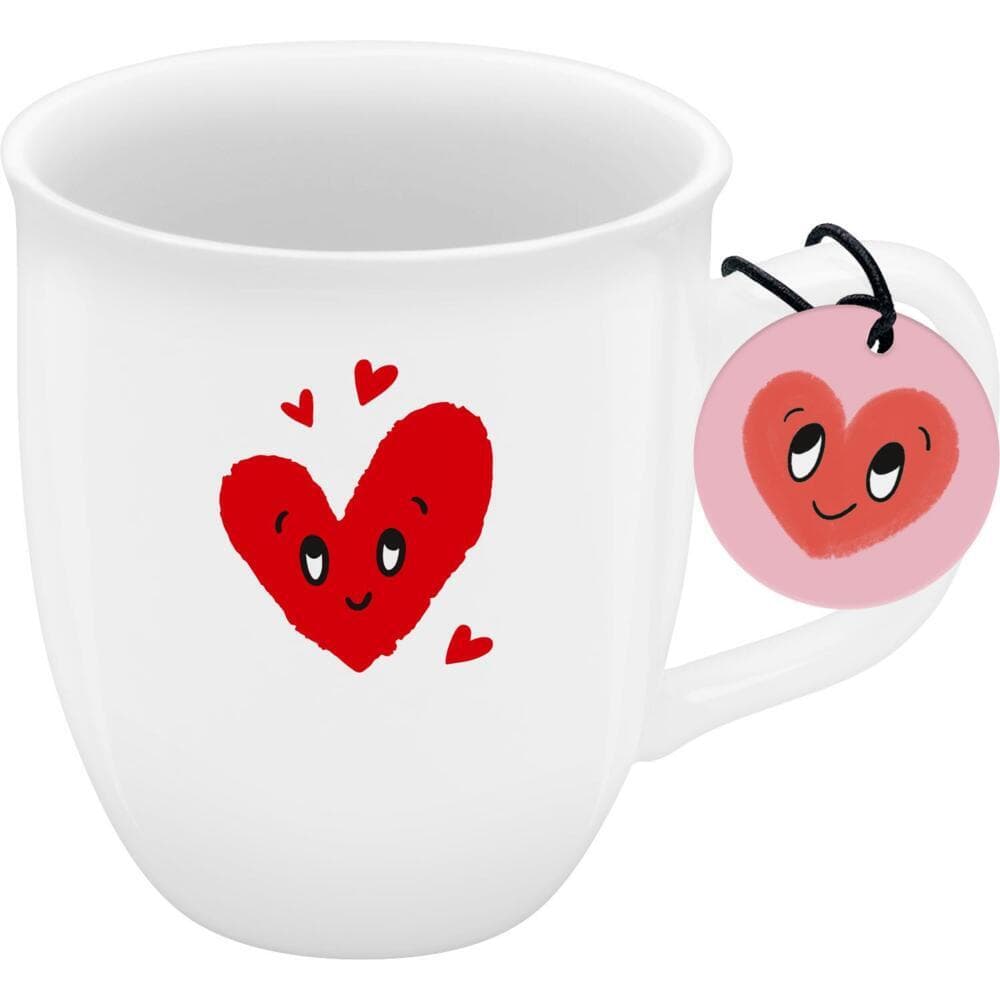 Espressotasse Motiv "Herzen"