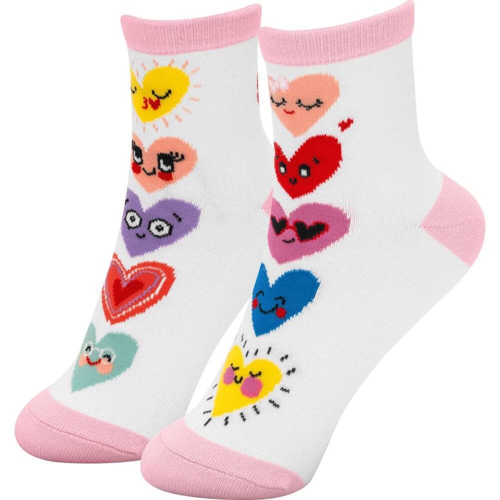 Zaubersocken Frauen Motiv "Herzen"