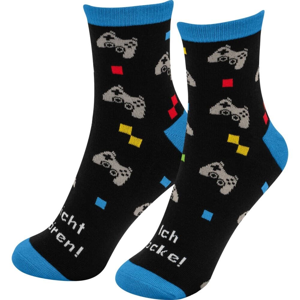 Zaubersocken Groß Motiv "Zocken"