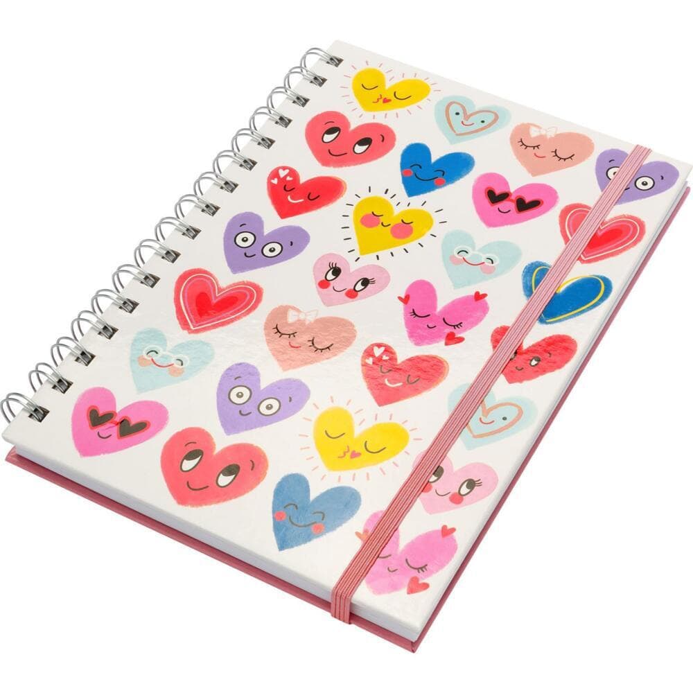 Notizbuch Motiv "Herzen"