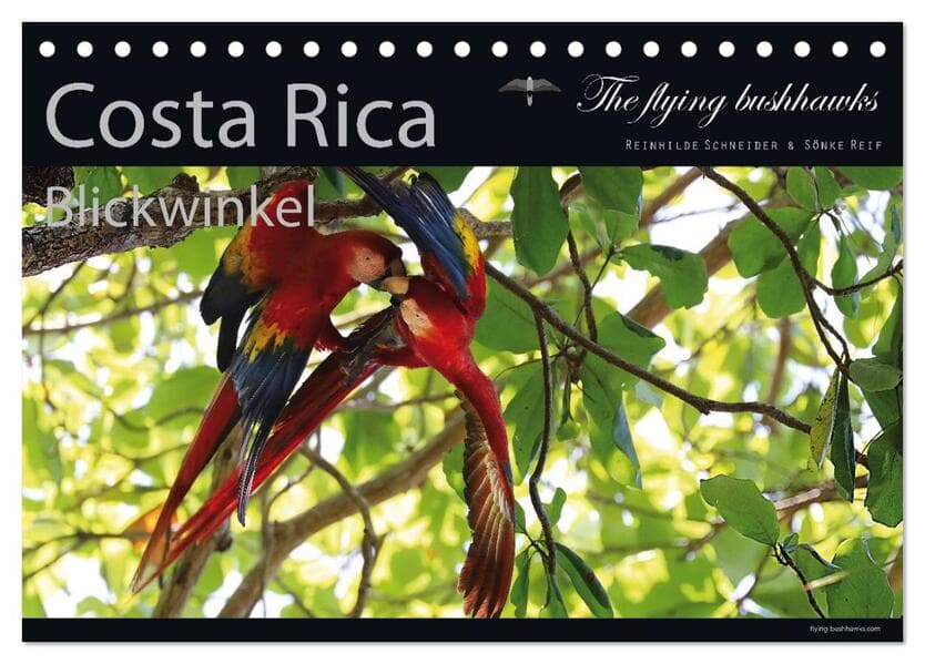 Costa Rica Blickwinkel 2027 (Tischkalender 2027 DIN A5 quer), CALVENDO Monatskalender