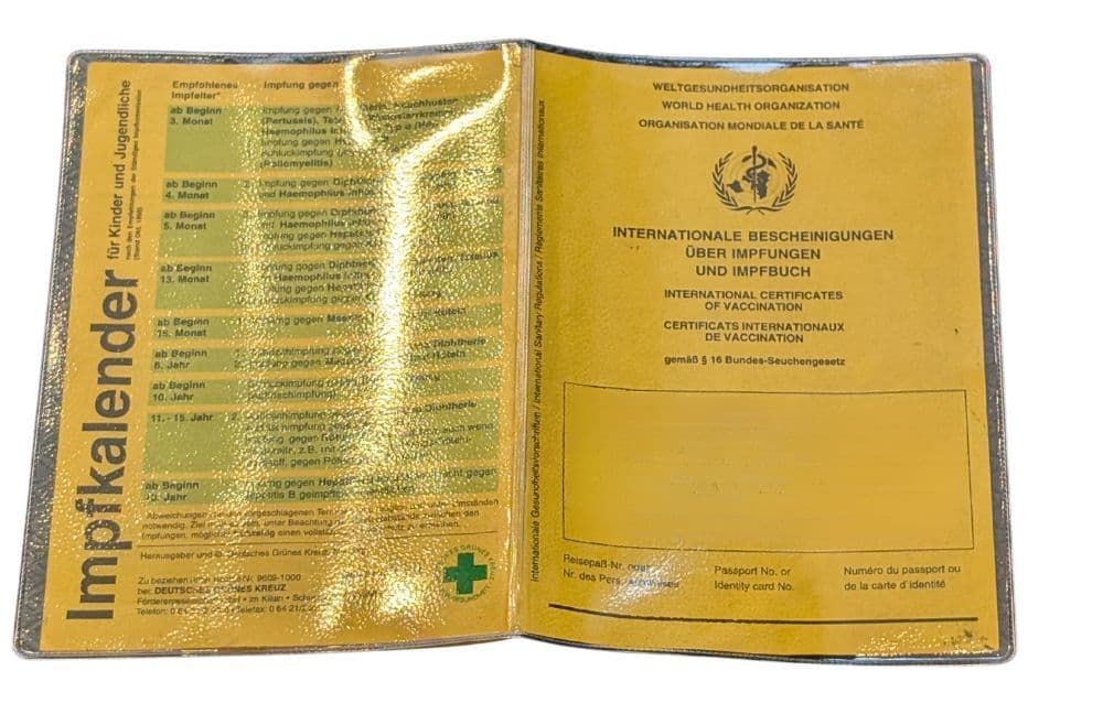 BUXX Buchumschlag 130 mm Impfpass / Reisepass (VE = 25 Ex)