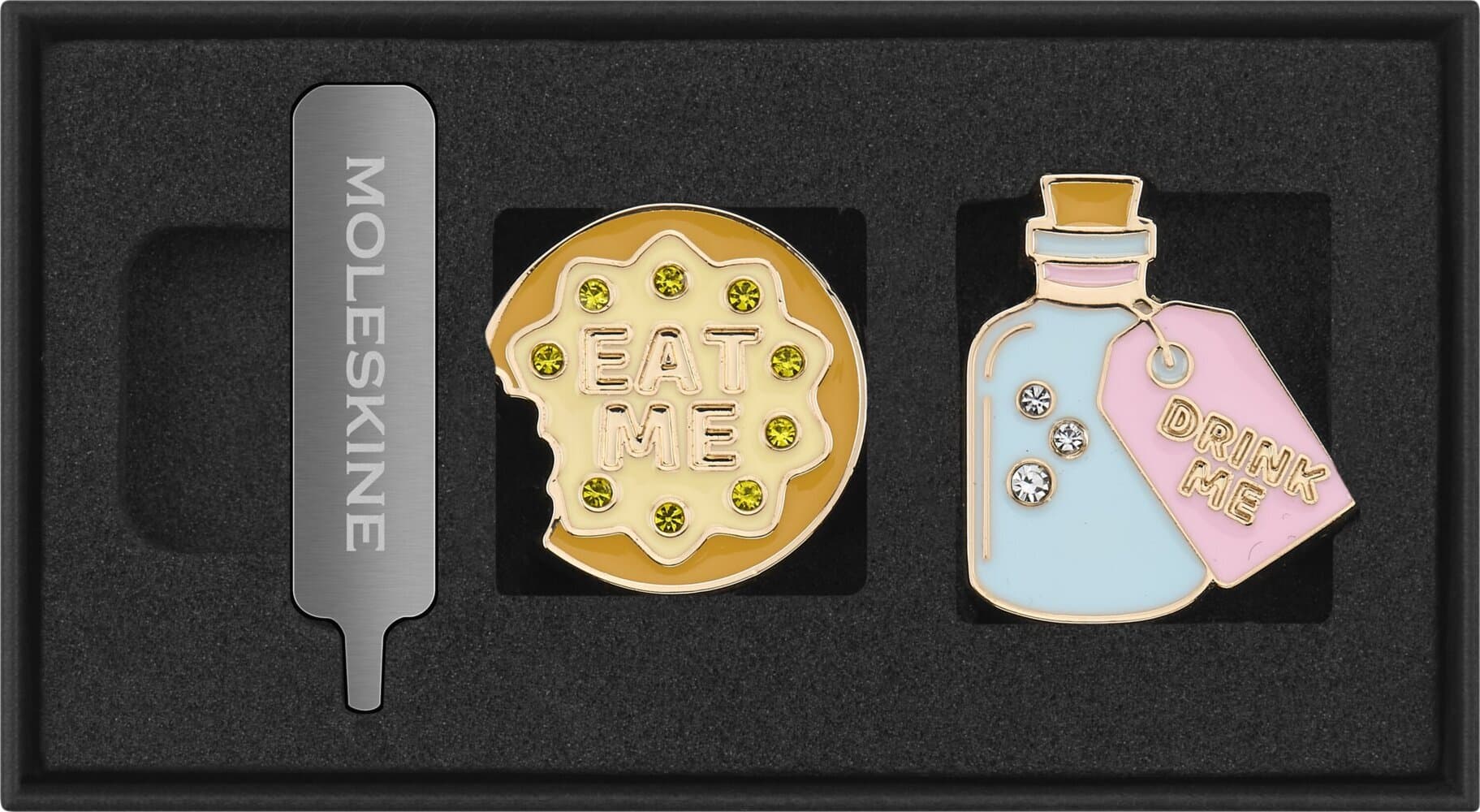 Moleskine Alice im Wunderland Pins (2er-Set)