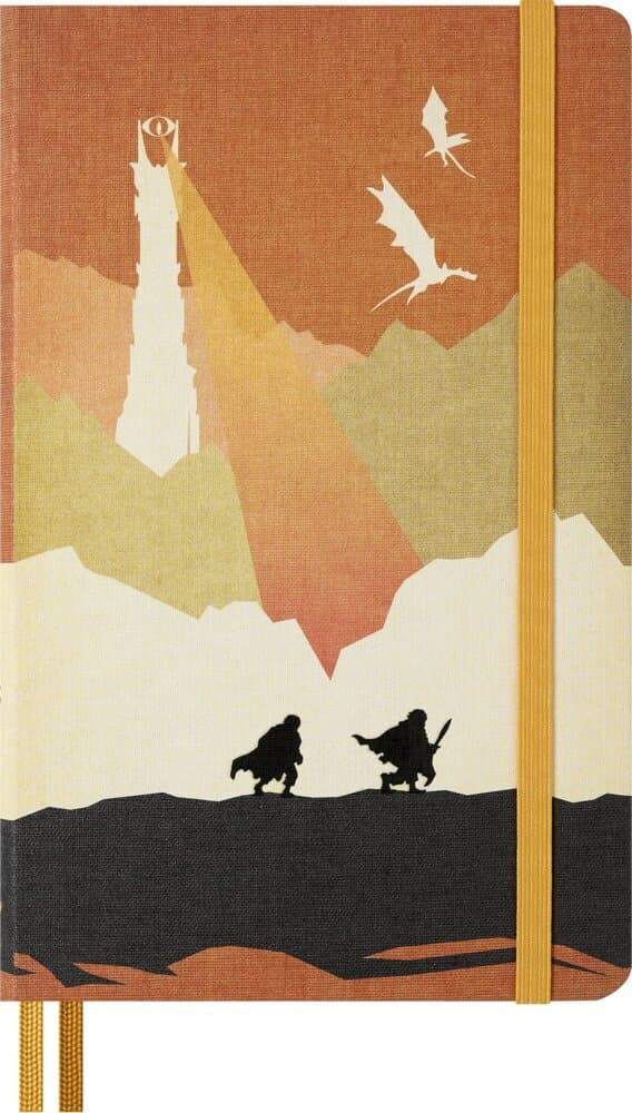 Moleskine Der Herr der Ringe Notizbuch Frodo Sam limitierte Ausgabe, L/A5, liniert, fester Einband