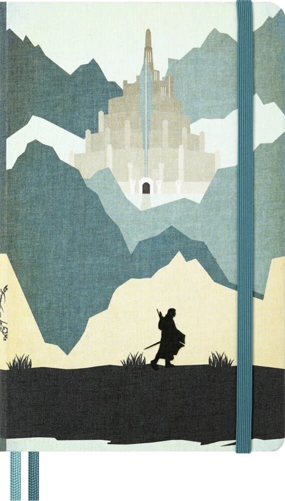 Moleskine Der Herr der Ringe Notizbuch Aragorn limitierte Ausgabe, L/A5, liniert, fester Einband