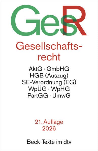 Gesellschaftsrecht. GesR