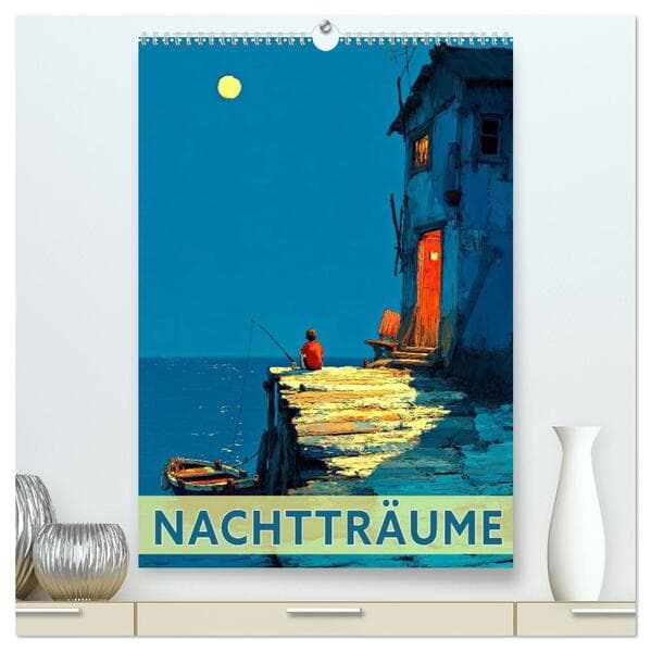 Nachtträume (hochwertiger Premium Wandkalender 2027 DIN A2 hoch), Kunstdruck in Hochglanz