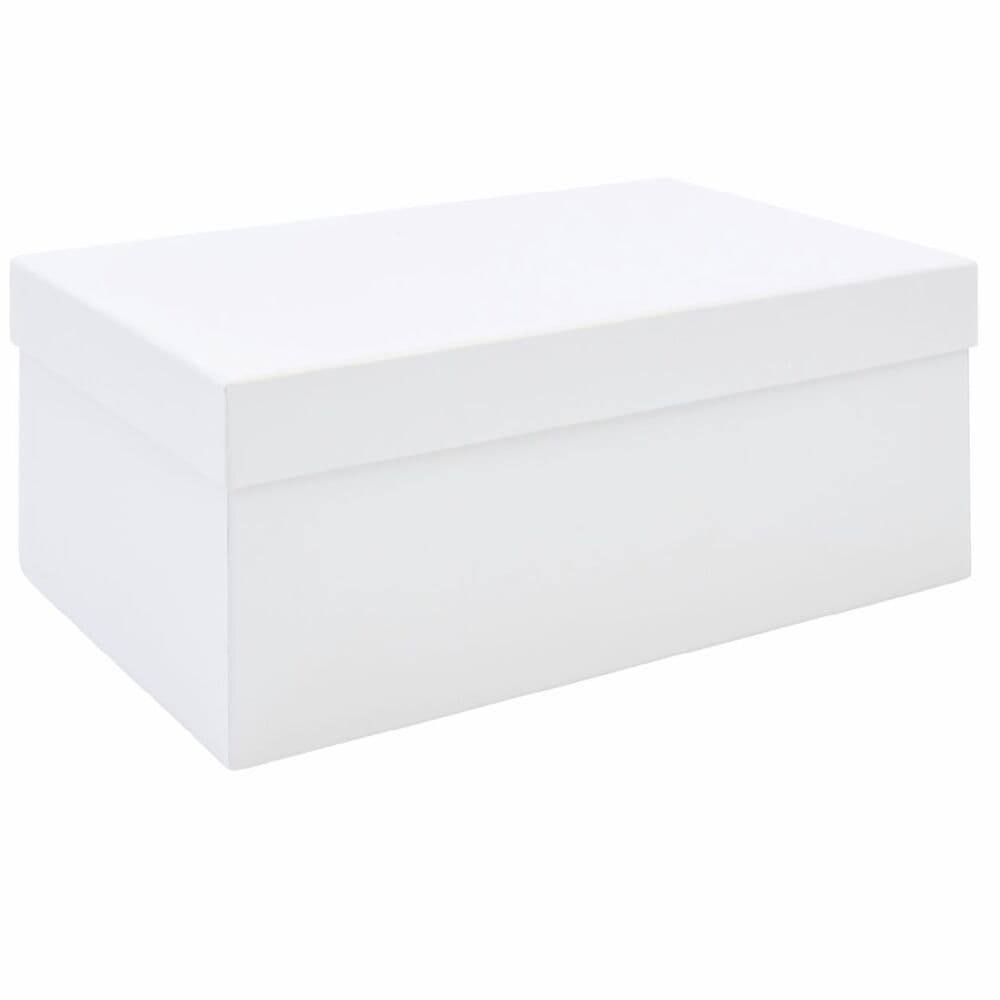 Geschenkbox L Crystal White FSC MIX