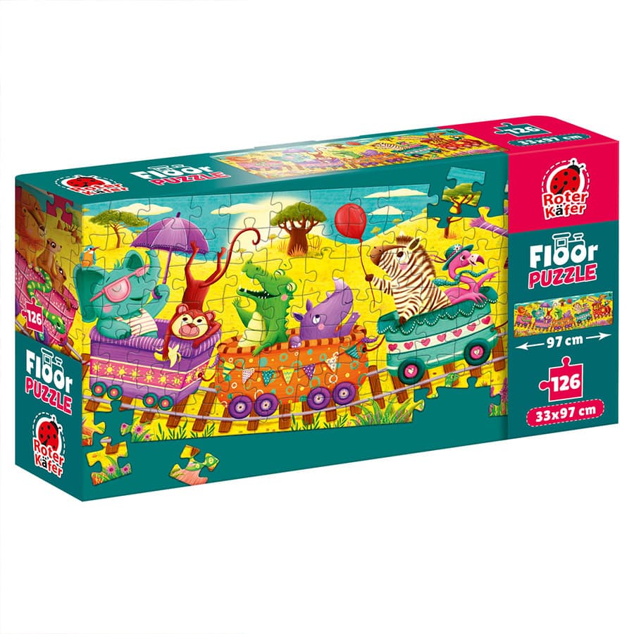 Puzzle Roter Käfer Bodenpuzzle Zug