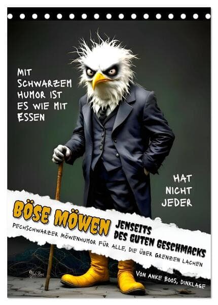 Böse Möwen - Jenseits des guten Geschmacks (Tischkalender 2027 DIN A5 hoch), CALVENDO Monatskalender