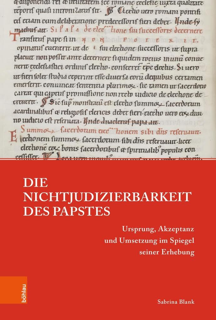 Die Nichtjudizierbarkeit des Papstes