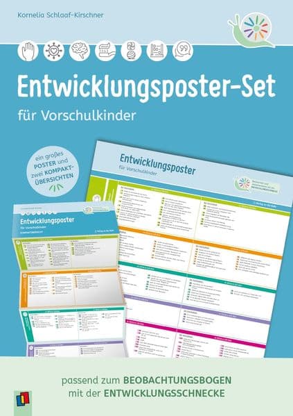 Entwicklungsposter-Set für Vorschulkinder