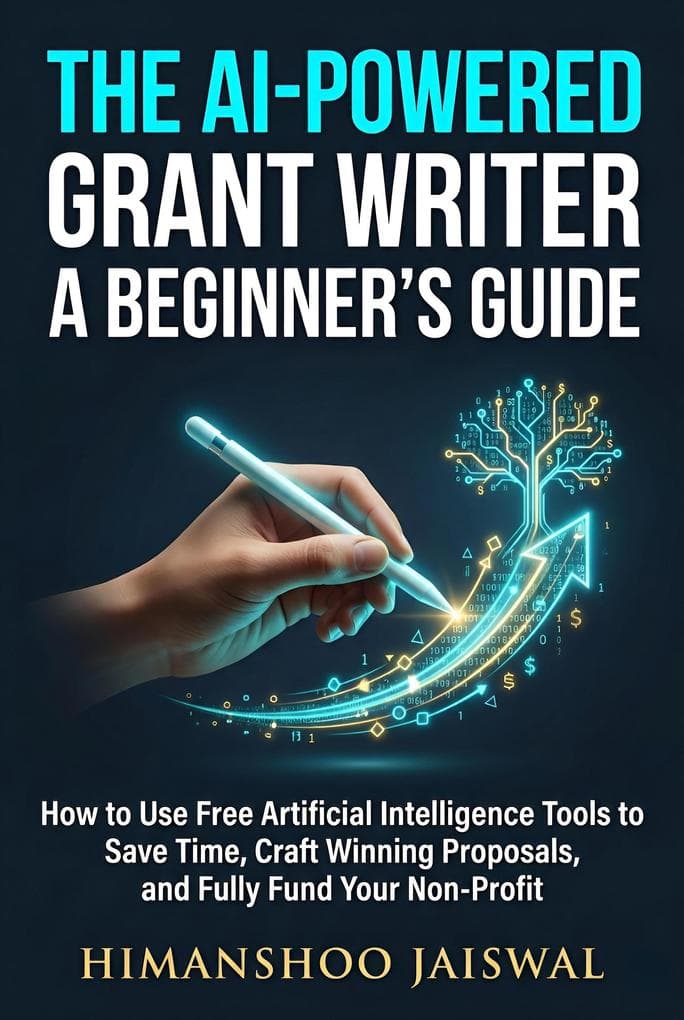 The AI-Powered Grant Writer: A Beginner's Guide on How to Use Free Artificial Intelligence Tools to Save Time, Craft Winning Proposals, and Fully Fund Your Non-Profit