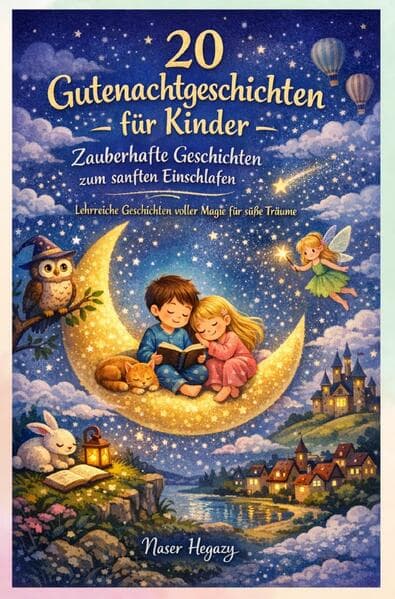 20 Gutenachtgeschichten für Kinder - Zauberhafte Geschichten zum sanften Einschlafen