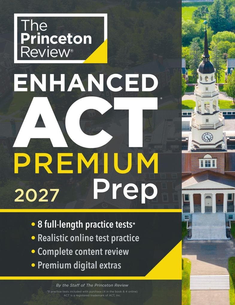 Princeton Review Enhanced ACT Premium Prep, 2027