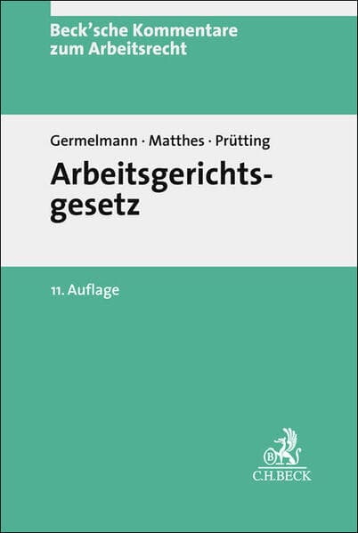 Arbeitsgerichtsgesetz. ArbGG