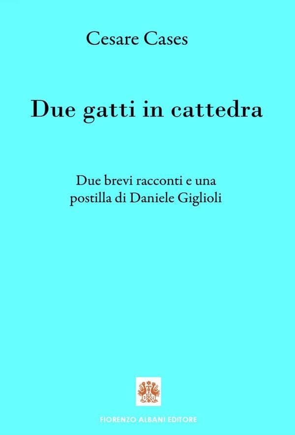 Due gatti in cattedra