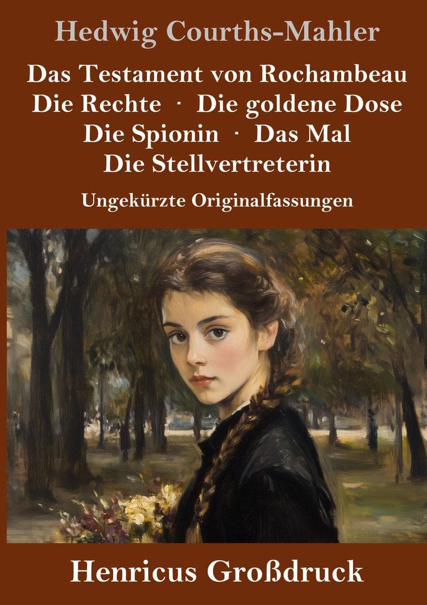 Das Testament von Rochambeau / Die Rechte / Die goldene Dose / Die Spionin / Das Mal / Die Stellvertreterin (Großdruck): Ungekürzte Originalfassungen