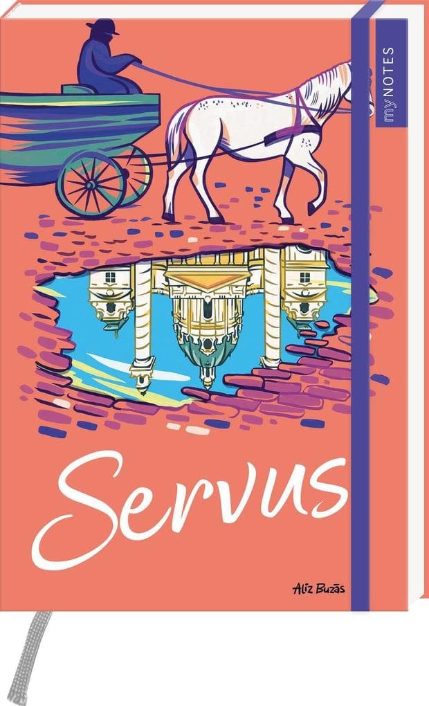myNOTES Papeterie: Notizbuch A5 Österreich - Servus Wien