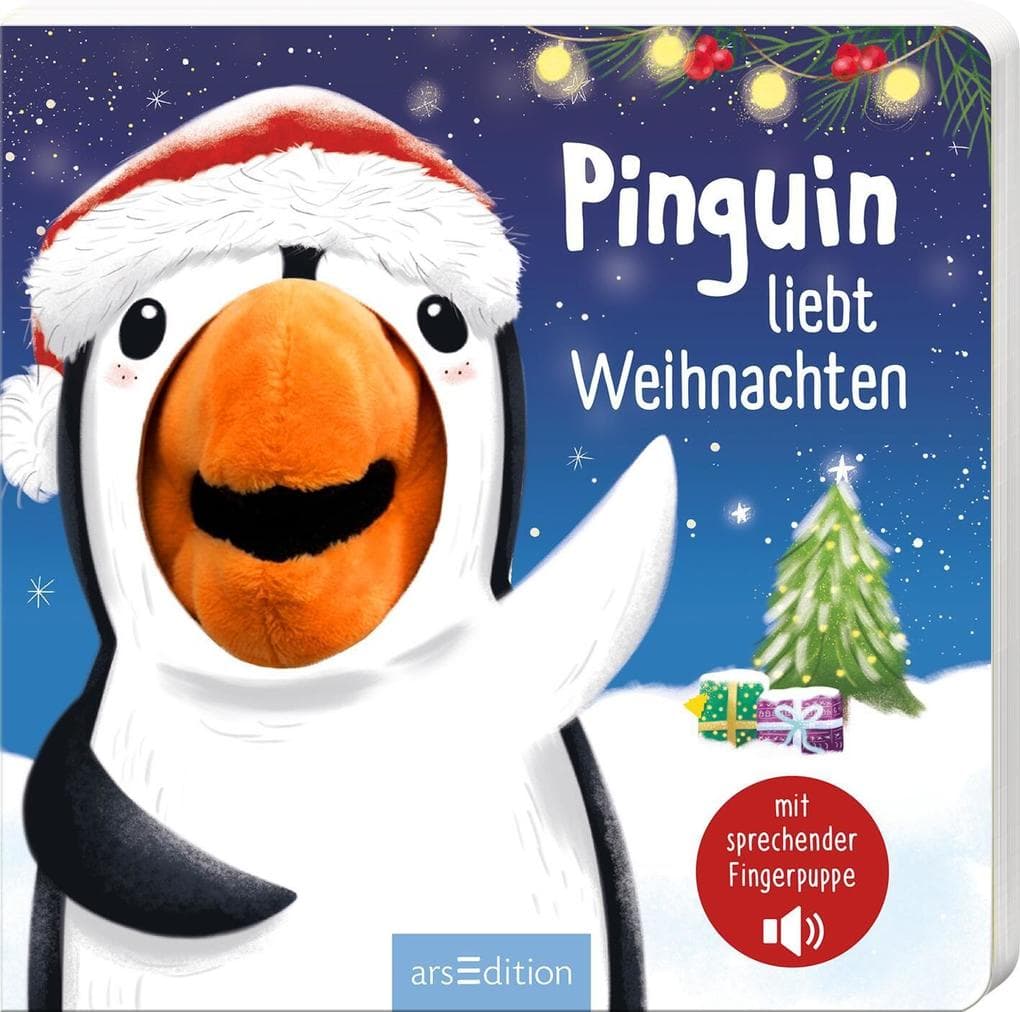 Pinguin liebt Weihnachten