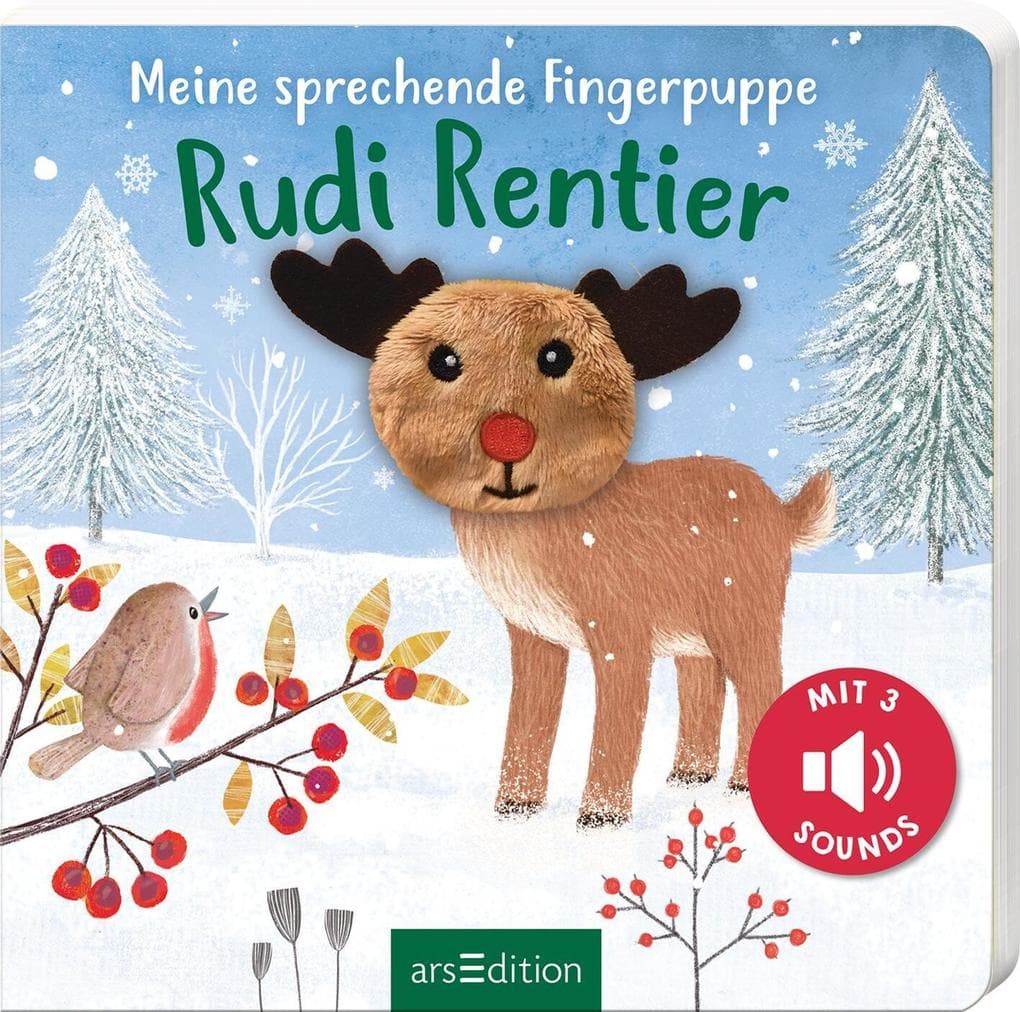 Meine sprechende Fingerpuppe: Rudi Rentier