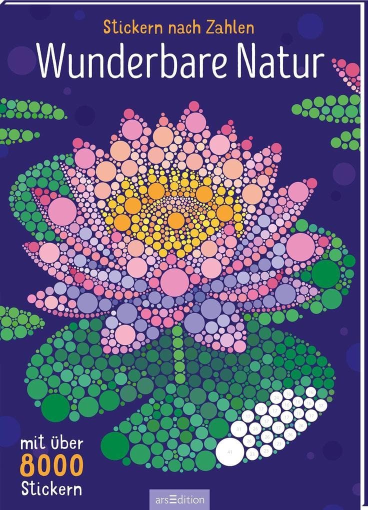 Stickern nach Zahlen - Wunderbare Natur