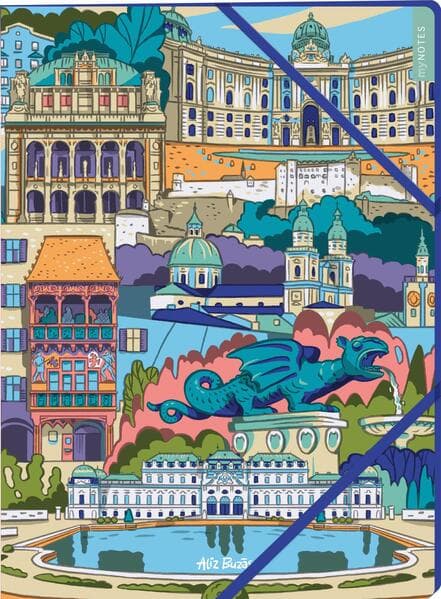 myNOTES Papeterie: Sammelmappe Österreich - Glanzpunkte Architektur