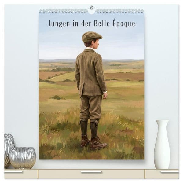 Jungen in der Belle Époque (hochwertiger Premium Wandkalender 2027 DIN A2 hoch), Kunstdruck in Hochglanz