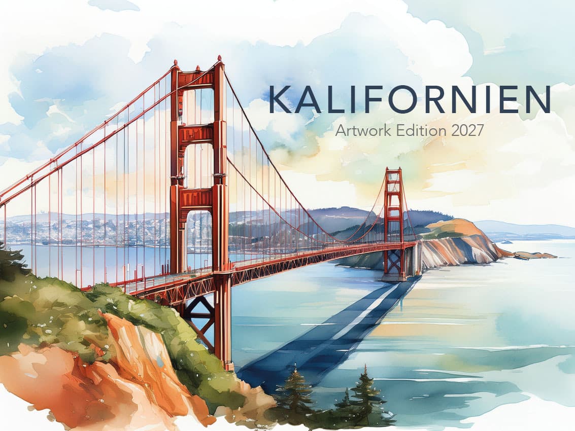 Kalifornien Artwork Edition Kalender 2027