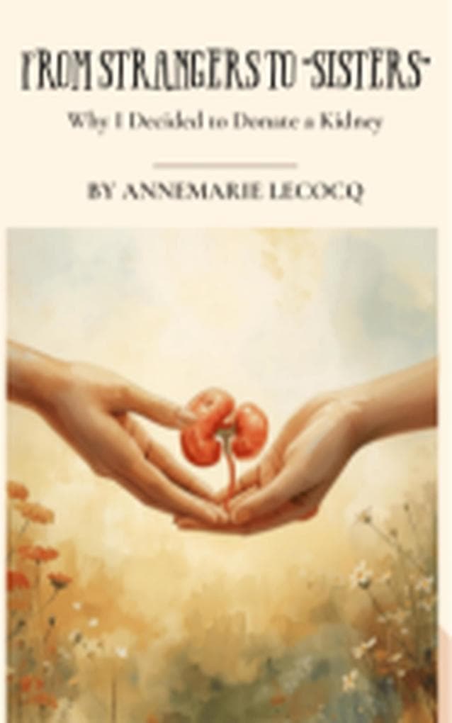 From Strangers to "Sisters" Why I Donated a Kidney