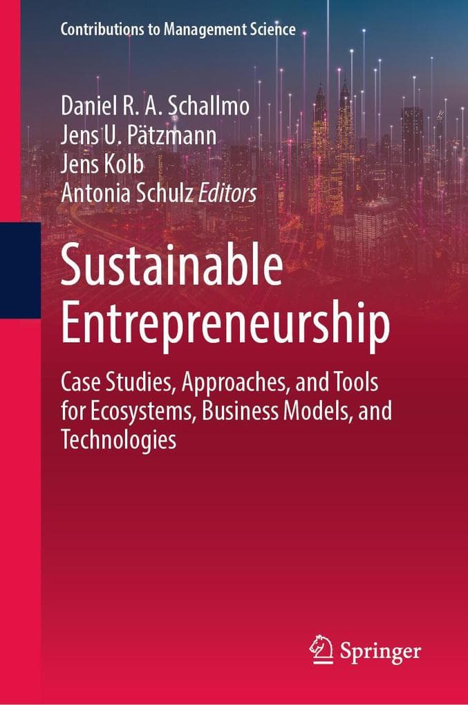Sustainable Entrepreneurship