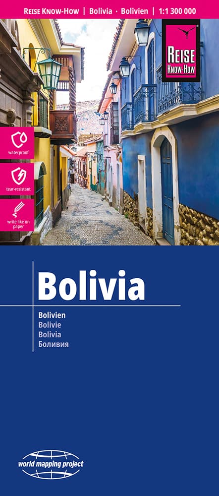 Reise Know-How Landkarte Bolivien / Bolivia (1:1.300.000)